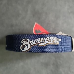 Brewers Navy Blue Wristband